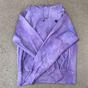 RARE HAND DYED PASTEL LAVENDER CHAMPION HOODIE 💜